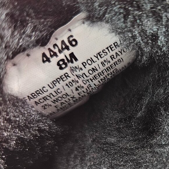 Minnetonka Petra Trapper Black/White Buffalo Plaid Moccasin Loafer Flat 8 44246 - Picture 10 of 10